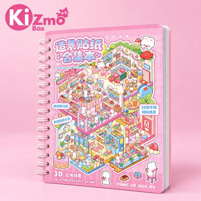 Kizmo ScenePop™ 3D Sticker Adventure Book