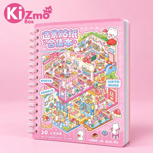 Kizmo ScenePop™ 3D Sticker Adventure Book